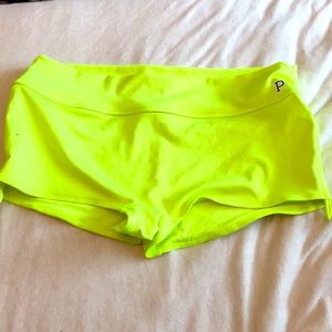 Swim to gym shorts Neon size large Pink brand